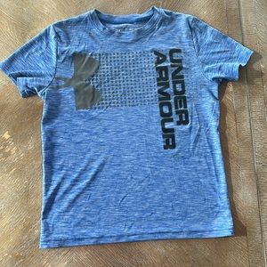 Boy’s Blue Under Armour Athletic T-Shirt.